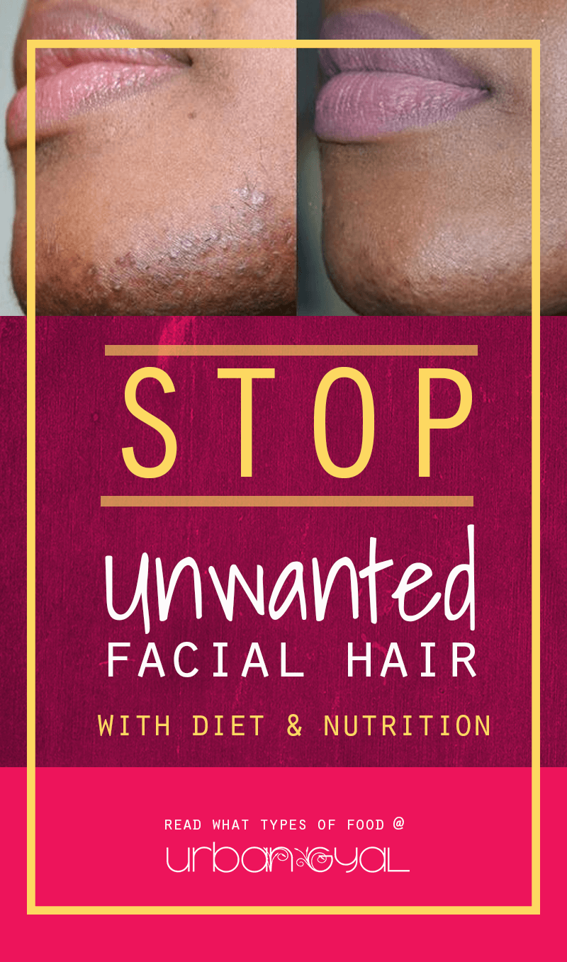 How to Stop Facial Hair Growth with Diet and Nutrition