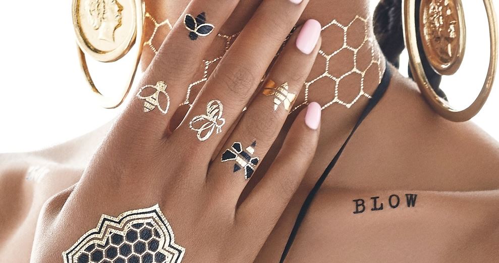 Beyoncé Launches New Flash Tattoo Collection And It Is Everything