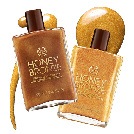 The Body Shop Honey Bronze Shimmering Dry Oil - Honey Kissed