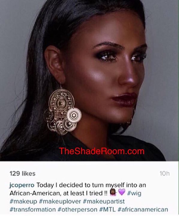 Make Up Artist Jcoperro Is Chased Off Instagram For Doing Black Face