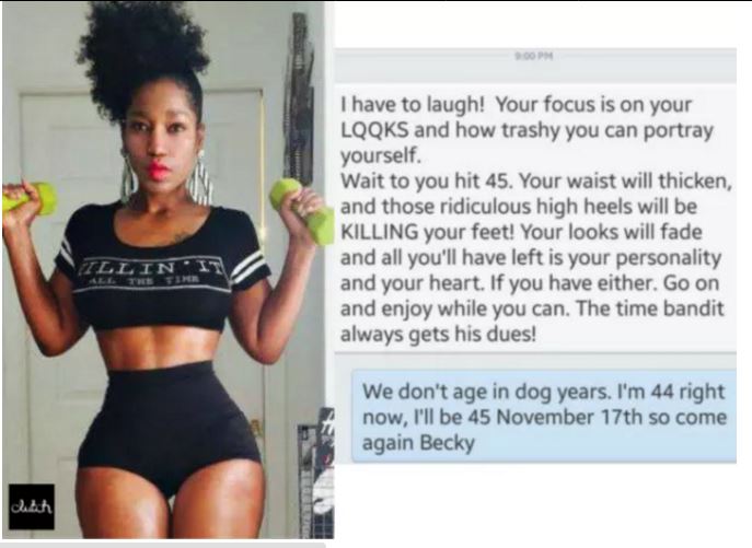 What A Clap Back! – Black Woman Puts Instagram Troll On Full Blown Blast