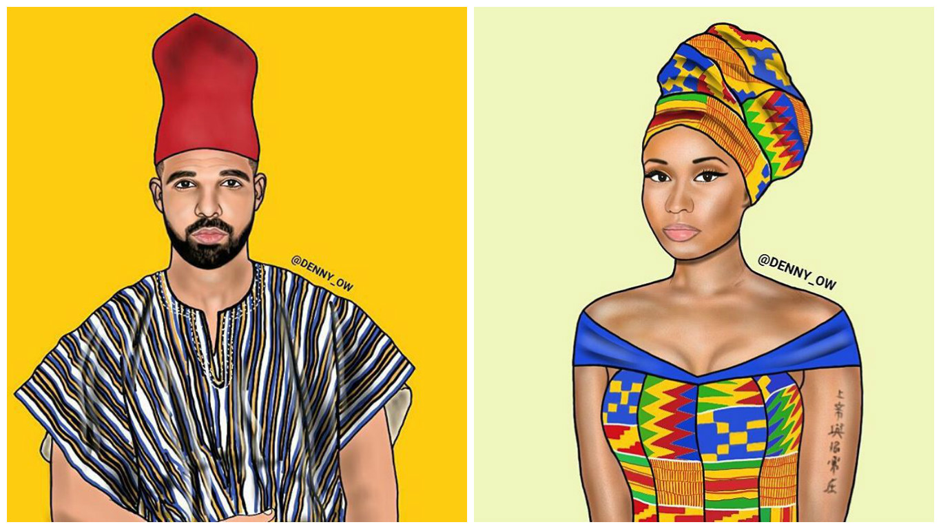 A Ghanaian Artist Recreates African Versions Of American Musicians And Its Brilliant