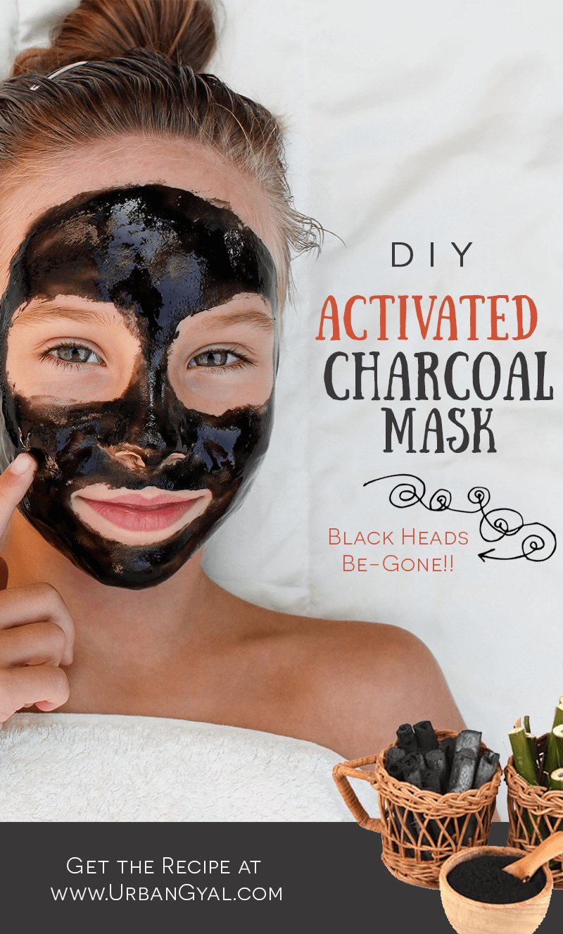 Activated Charcoal Mask, Black Heads Be-Gone
